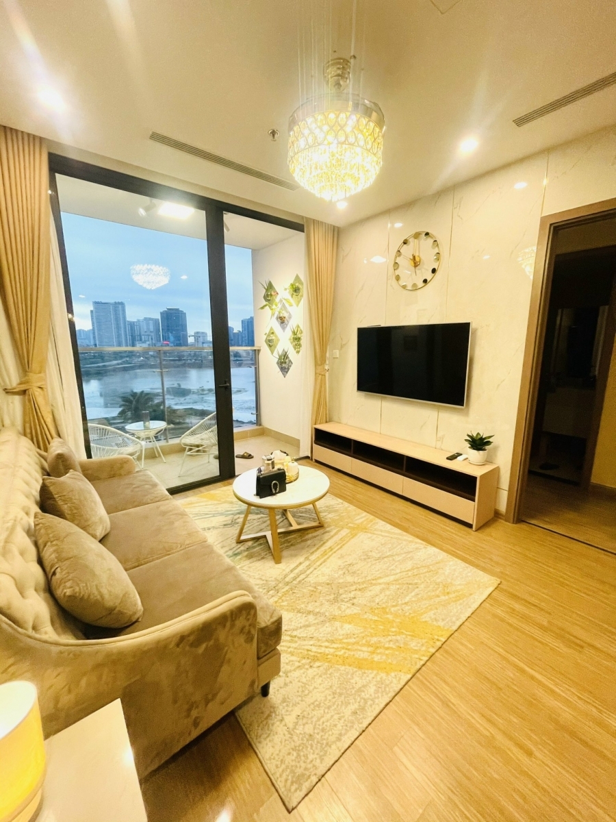 06.02.26.1 Bán căn 2 ngủ Skylake Phạm Hùng ban công view trọn hồ điều hòa khách Hàn Quốc thuê 25