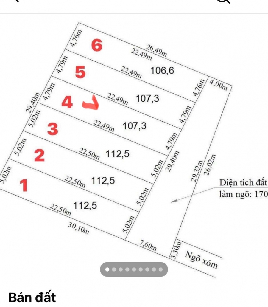 107m² đất nhánh 2 xóm 3 Kính Trực – Đường nhựa mới – Giá 19x tỷ  Quỹ đất đẹp khu dân cư  ZALO 0567