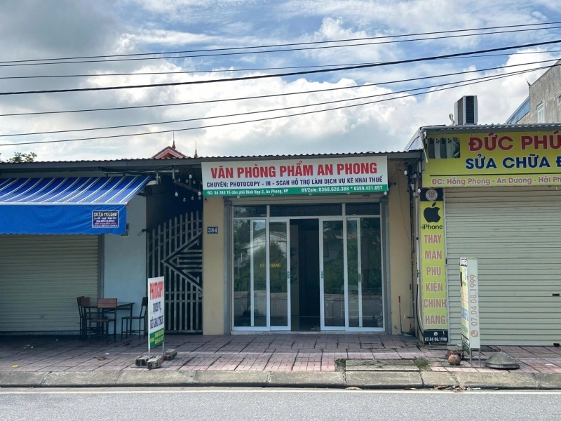 AN DƯƠNG HẢI PHÒNG - CHÍNH CHỦ CẦN SANG NHƯỢNG QUÁN MẶT ĐƯỜNG – VỊ TRÍ SIÊU ĐẸP
