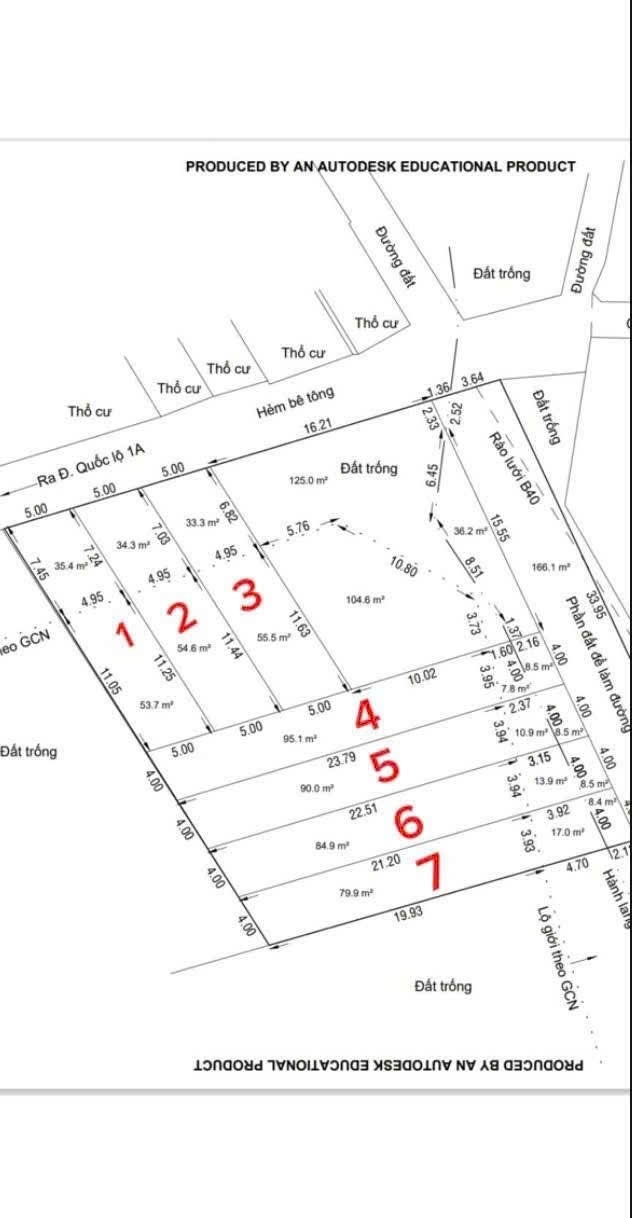 BÁN 6 LÔ ĐẤT ĐẸP AN PHÚ ĐÔNG – SỔ RIÊNG TỪNG NỀN – GIÁ TỐT ĐẦU TƯ