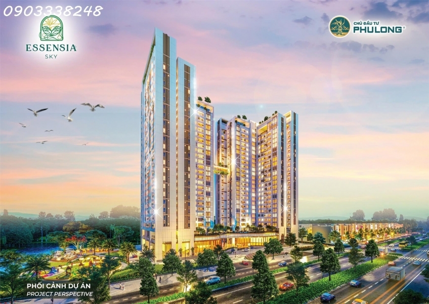 Bán căn 2PN Essensia Sky giá tốt lầu cao căn góc view đẹp giá chỉ 6 tỷ 780 chưa KPBT