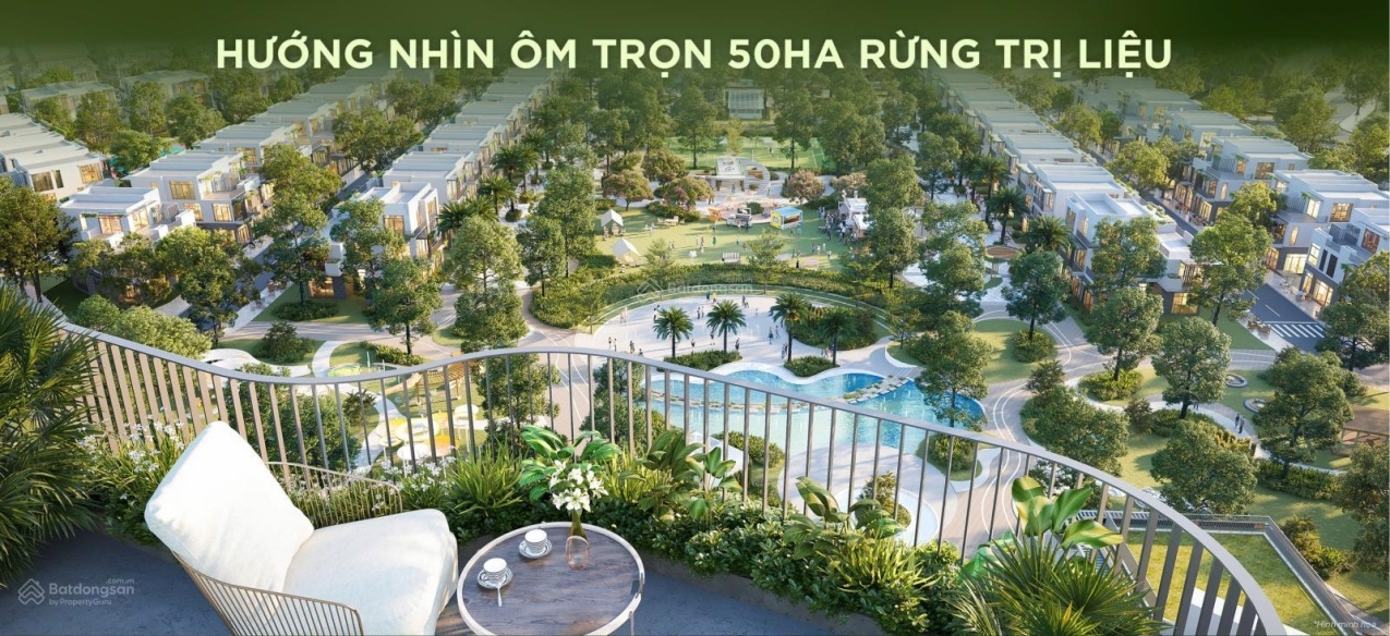 Bán căn hộ 3PN Eco Retreat Long An view BT Đảo có vườn mây chỉ 4.6 tỷ TT 25% nhận nhà.