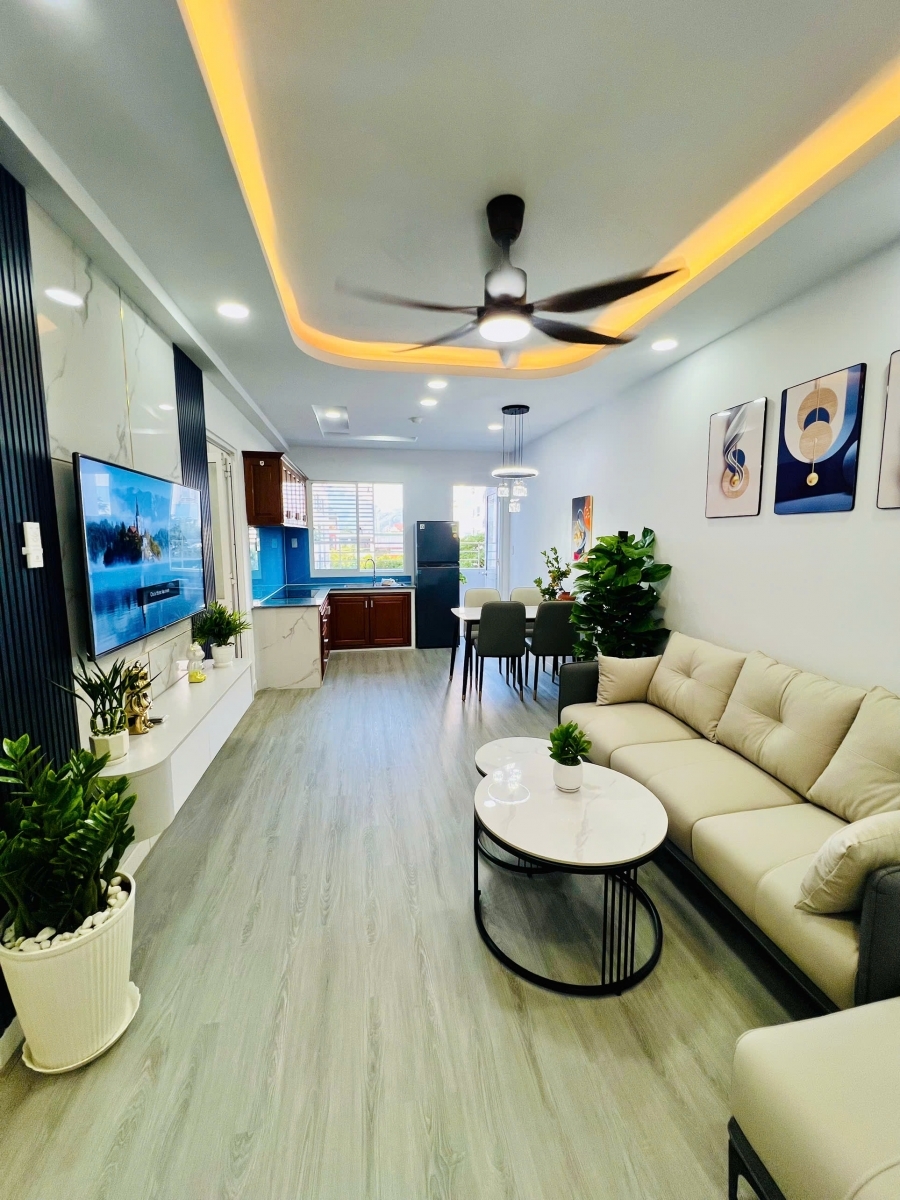 Bán căn hộ ct6 - Vĩnh Điềm Trung Diện tích: 50m2  Giá bán: 2ty130 ( bớt lộc ) lh e Trinh Số chứng