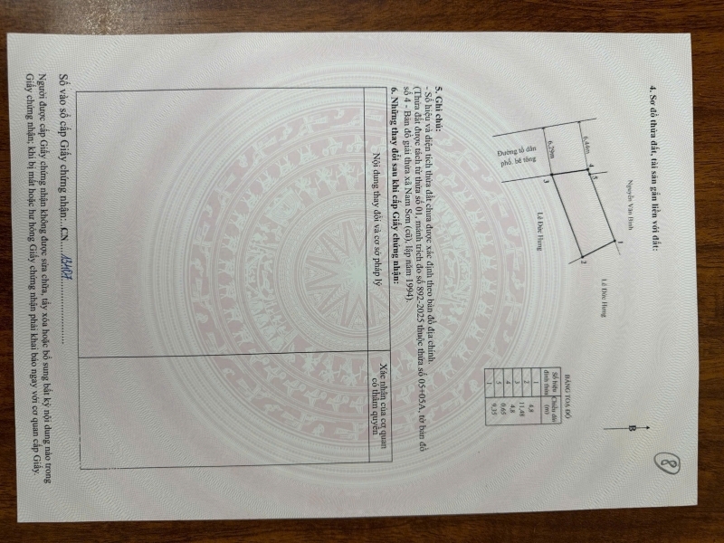 Bán đất 50m2 đường 7m Quỳnh Hoàng Nam Sơn An Dương