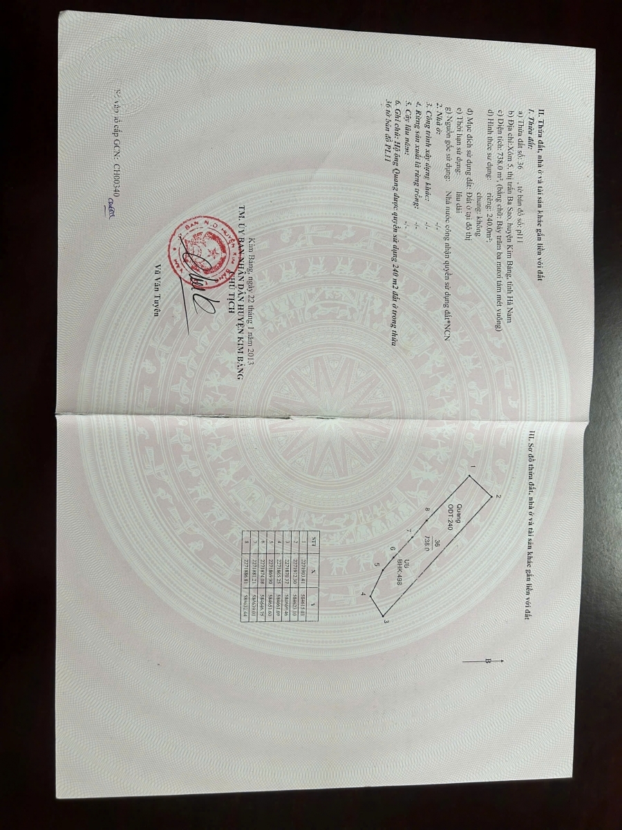 BÁN ĐẤT CHÍNH CHỦ – VỊ TRÍ ĐẮC ĐỊA KIM BẢNG HÀ NAM