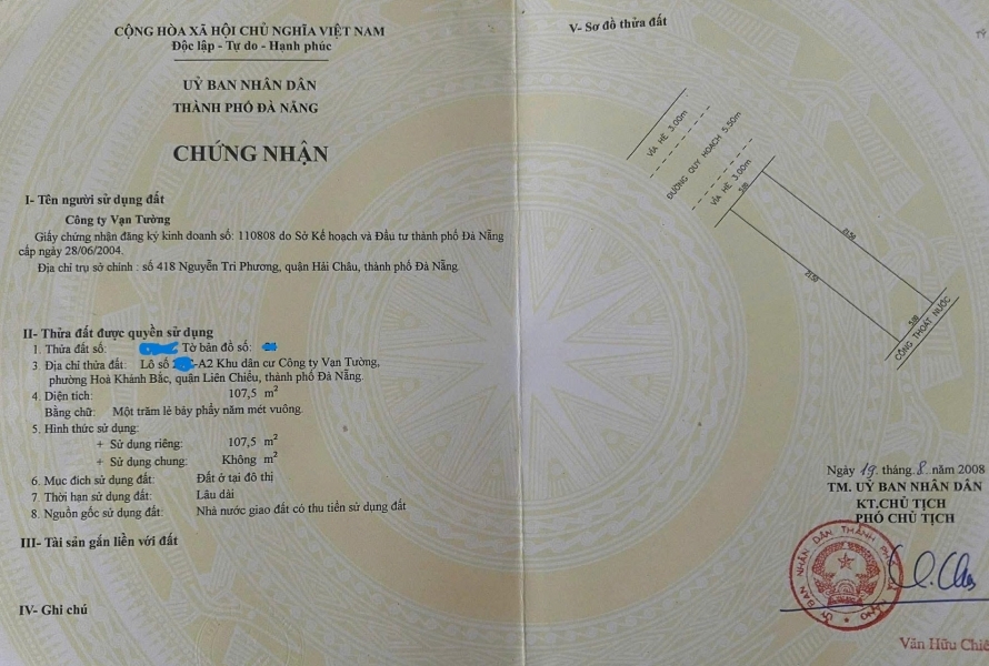 Bán đất đường Bàu Mạc 4 - Gần biển thoáng mát