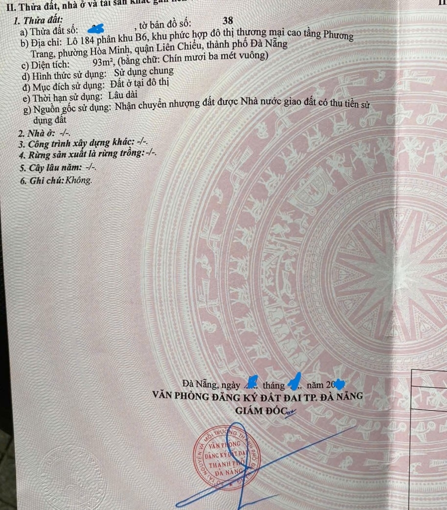 Bán đất đường Đinh Đức Thiện - Khu B Phương Trang) gần Nguyễn Sinh Sắc