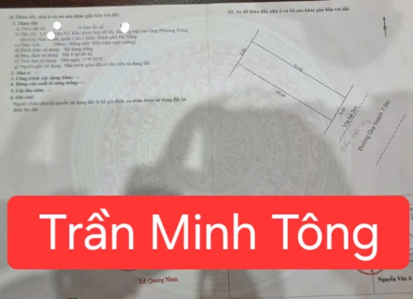 ❣️BÁN ĐẤT ĐƯỜNG TRẦN MINH TÔNG - Trục đường toàn biệt thự đẹp