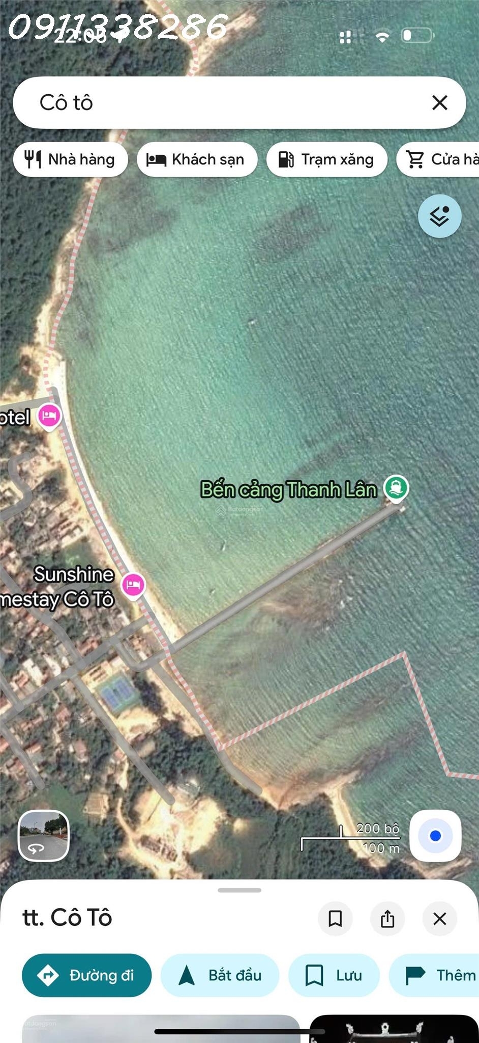 Bán đất mặt biển tại Thị trấn Cô Tô - Quảng Ninh phù hợp làm khách sạn nhà hàng