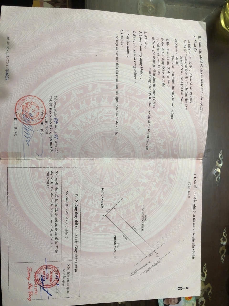 BÁN ĐẤT MẶT ĐƯỜNG ĐỨC HẬU 2 – NAM ĐỒ SƠN – 982M² – GIÁ 19 TỶ – VỊ TRÍ DÂN CƯ HIỆN HỮU ZALO 0567