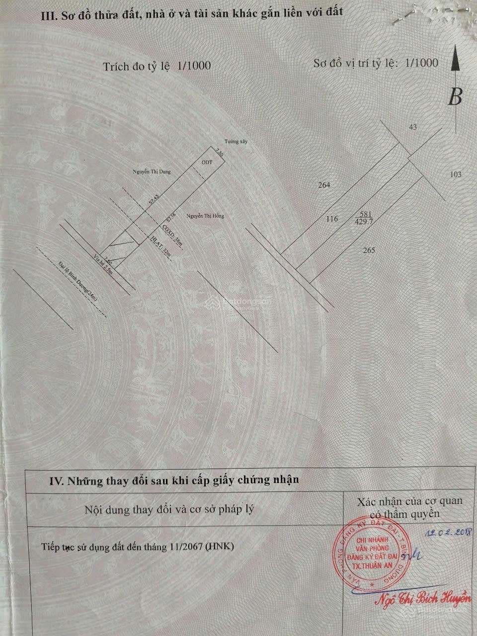 Bán đất mặt tiền Quốc Lộ 13 ngã tư Đất Thánh lên 500 mét. Giá tốt Chính chủ Thuận An Bình Dương