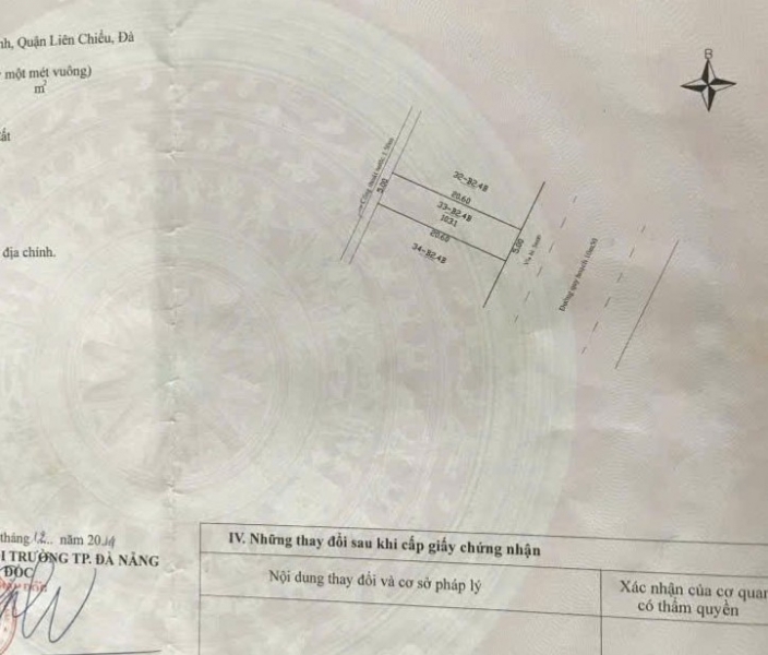 Bán đất MT đường 105 Trần Đình Tri - Thông biển - giá đầu tư