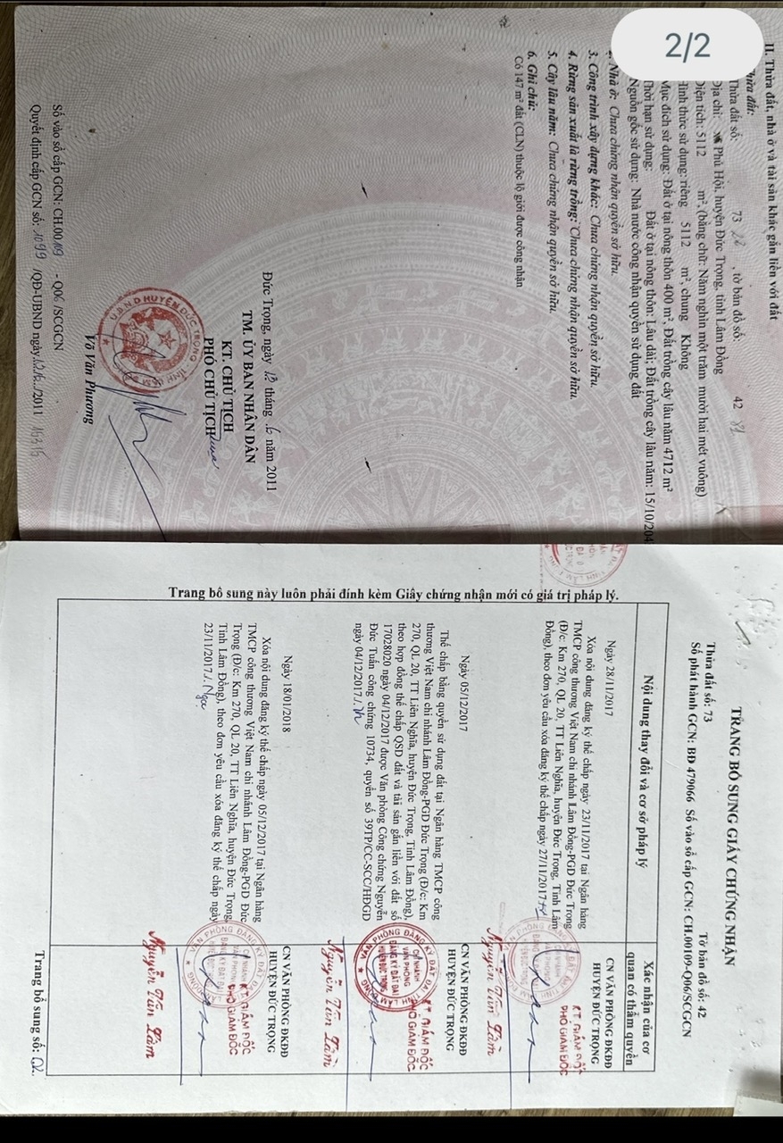 Bán đất ở xã Phú Hội, huyện Đức Trọng, tổng diện tích 8983m2 có 400m2 thổ cư.