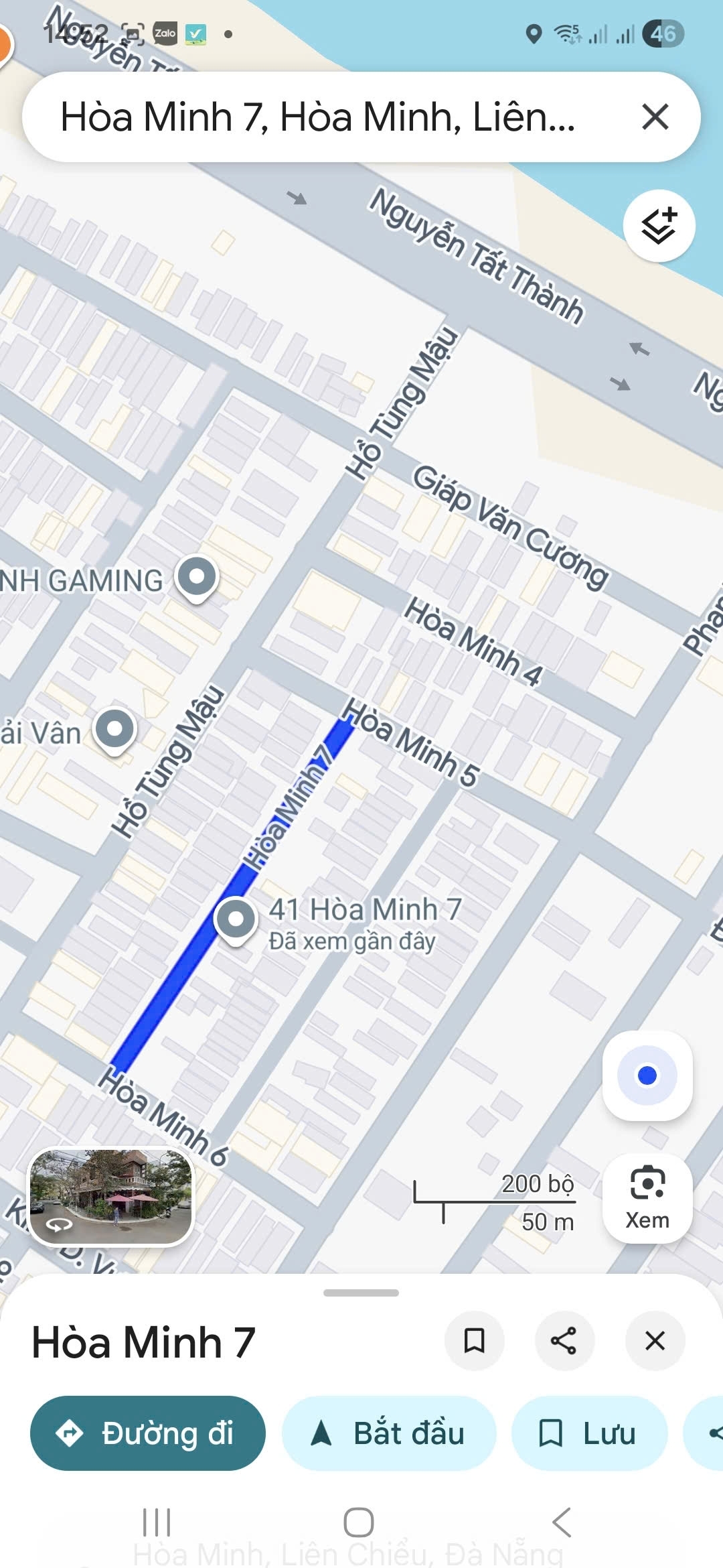 BÁN ĐẤT TẶNG NHÀ MẶT TIỀN HÒA MINH 7 –VỊ TRÍ CỰC ĐẸP