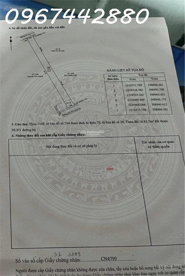 Bán đất tiềm năng đường DX76 (Định Hòa cũ) Thủ Dầu Một