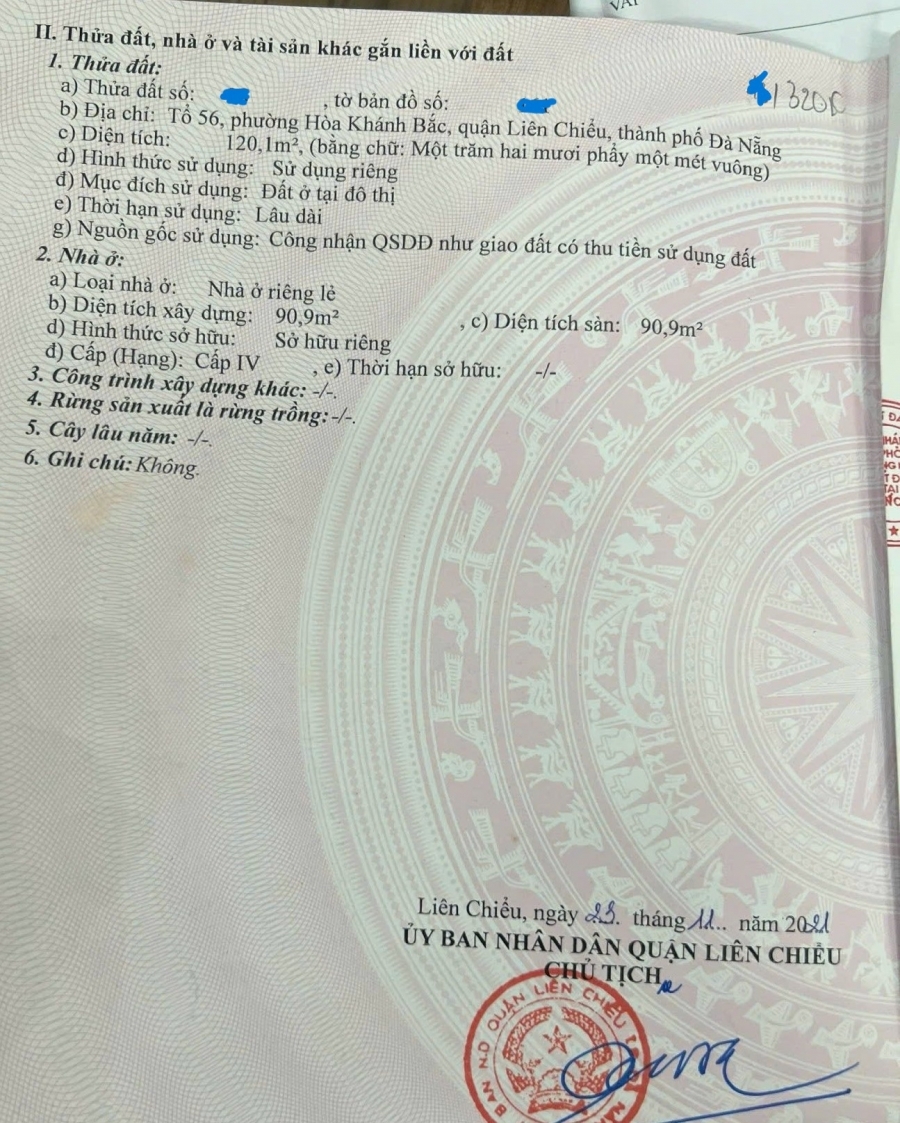 Bán dãy trọ 5 phòng kiệt Ô TÔ K151 Âu Cơ - Kiệt thông