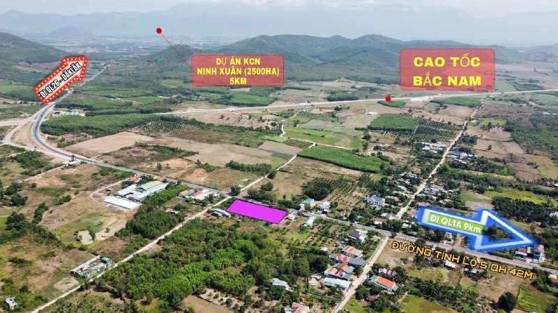 BÁN GẤP 2 LÔ ĐẤT MẶT ĐƯỜNG TỈNH LỘ 5 NINH TÂN - NINH HOÀ QUY HOẠCH MỚI GẦN NÚT GIAO CAO TỐC BẮC NAM