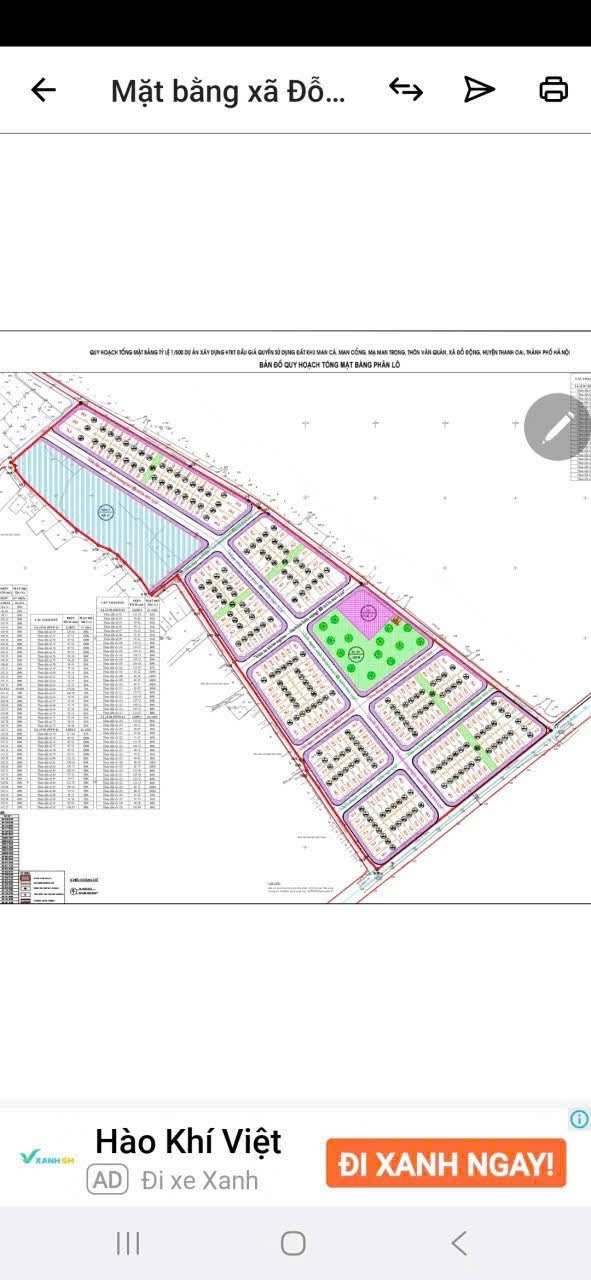 Bán  lô đất đẹp tại khu đấu giá Văn Quán Đỗ Độnghàng xóm của Vin Olympic. Sổ đỏ cất két cơ hội X2