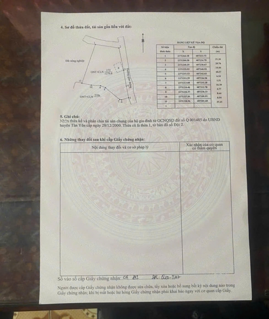 BÁN LÔ ĐẤT HIẾM – CỰC PHẨM TẠI NHÃ NAM TÂN YÊN - BẮC GIANG