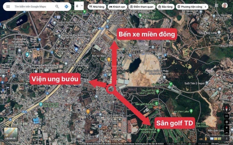 bán lô Đất xây cao tầng cạnh bến xe.miền đông mới . Ga Metro. ngay cổng sân gôn. dg số 1 quận 9
