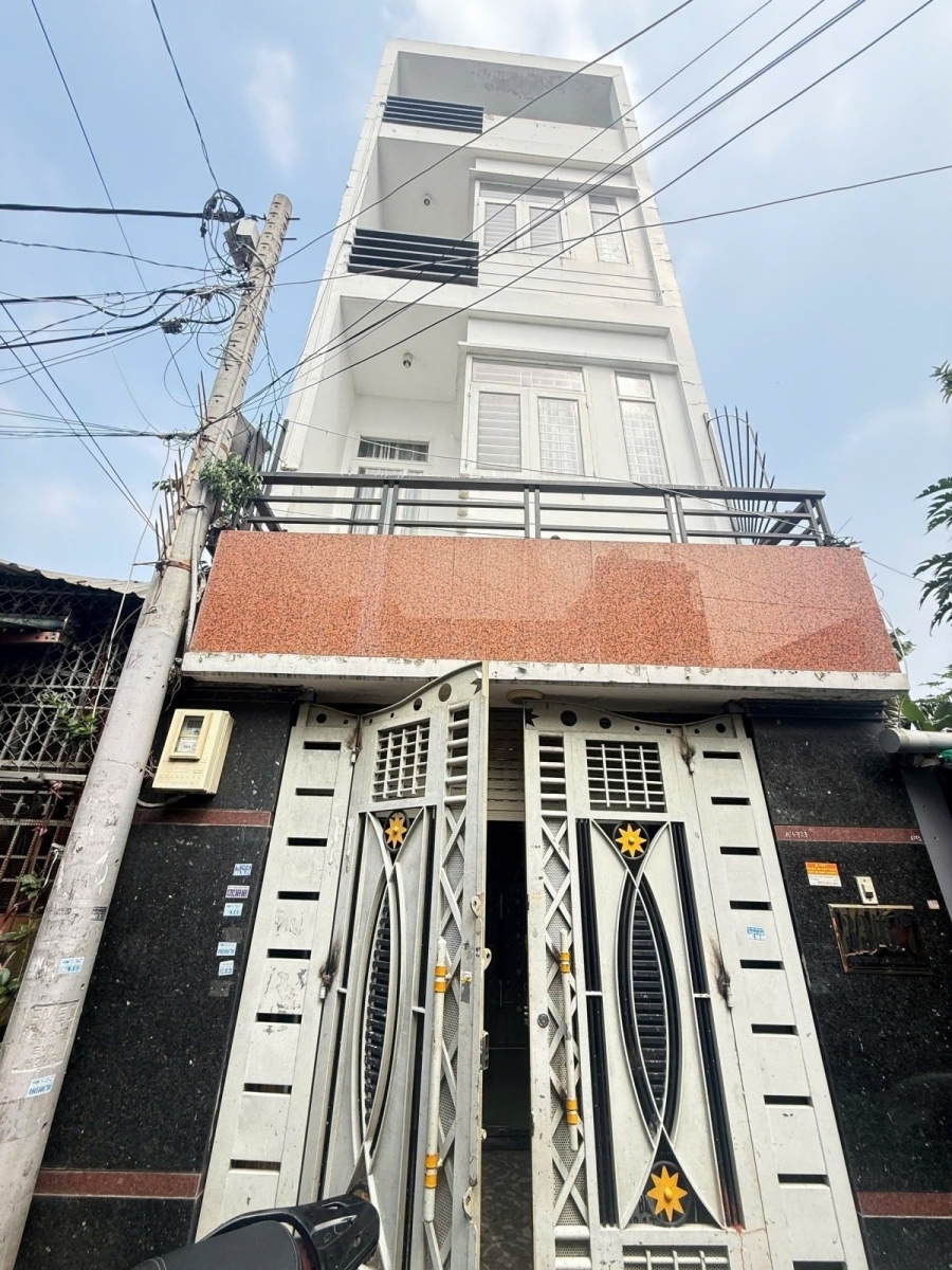 BÁN NHÀ 4 TẦNG – HXH – GẦN HIỆP THÀNH CITY – LÂM THỊ HỐ QUẬN 12.