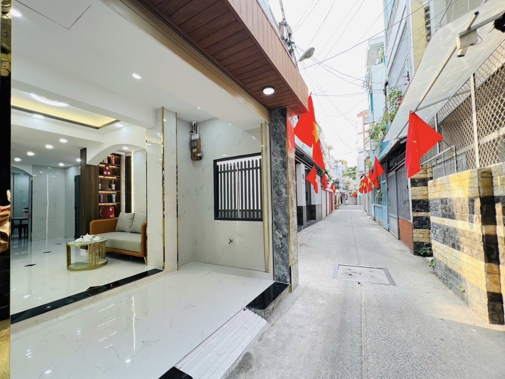 Bán nhà hẻm xe hơi Lê Văn Sỹ Phường 11 Phú Nhuận – Smart Home hiện đại – 4 tầng BTCT – Gần 40m² –