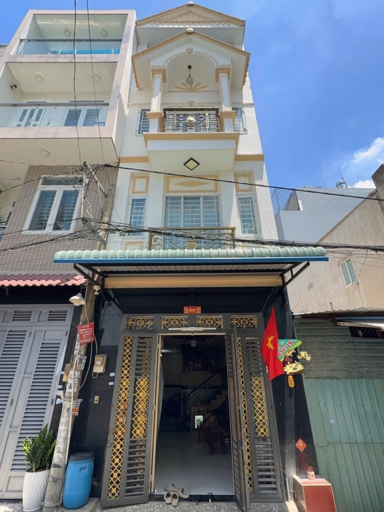 BÁN NHÀ - LÊ VĂN QUỚI - BỐN XÃ - BÌNH TÂN - 4 TẦNG - Ô TÔ TRÁNH - 6 TỈ