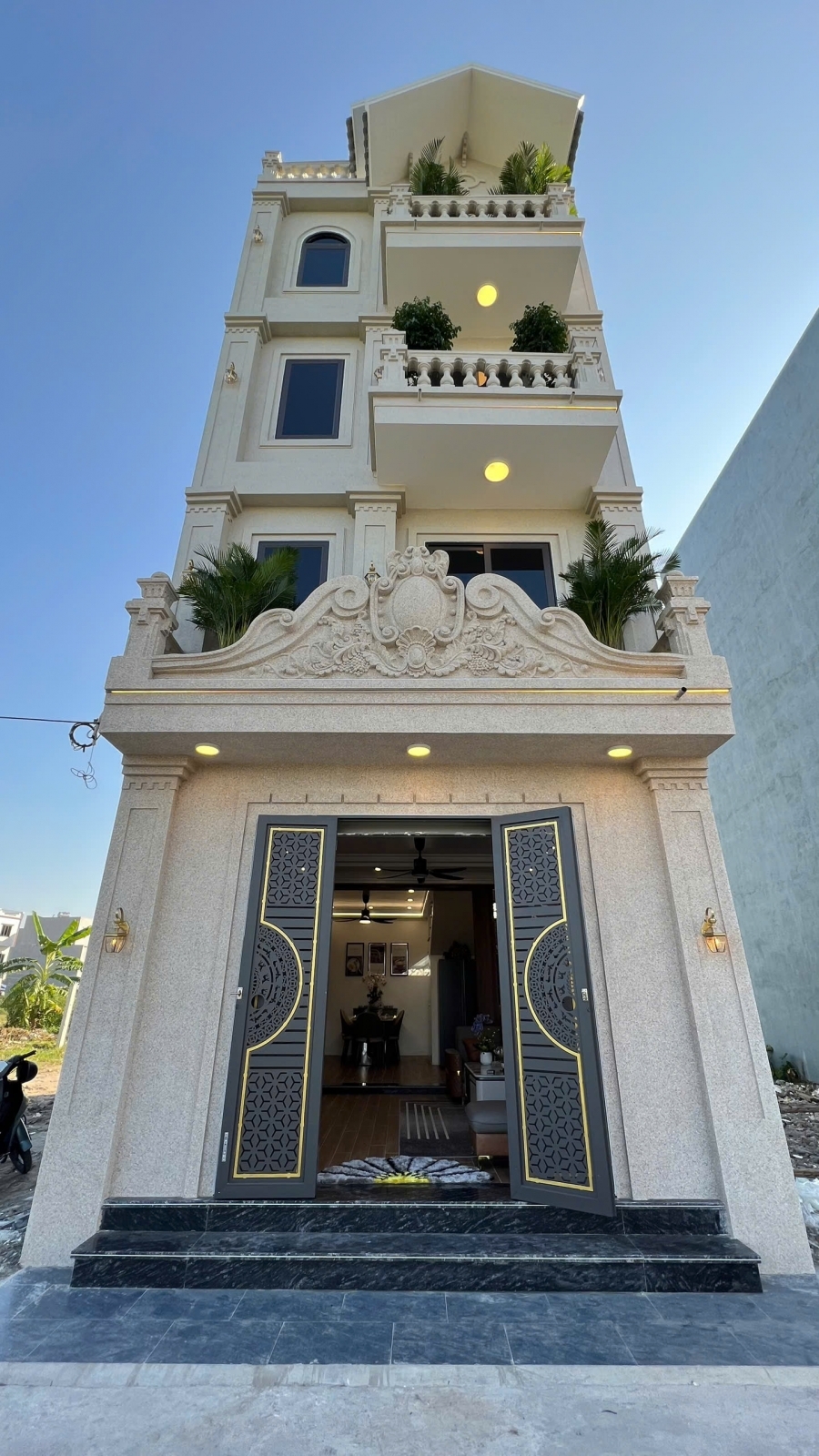 BÁN NHÀ MẶT ĐƯỜNG THÔNG – XÂY ĐỘC LẬP 4 TẦNG – FULL NỘI THẤT 3 TẦNG - AN DƯƠNG HẢI PHÒNG