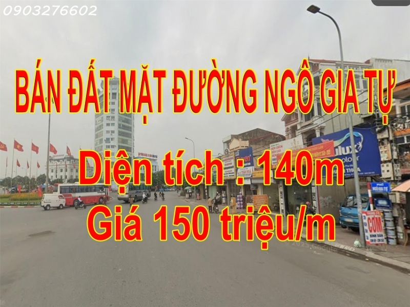 Bán nhà mặt phố Ngô Gia Tự 150 triệu/m2 140m2 Hải An Hải Phòng giá tốt