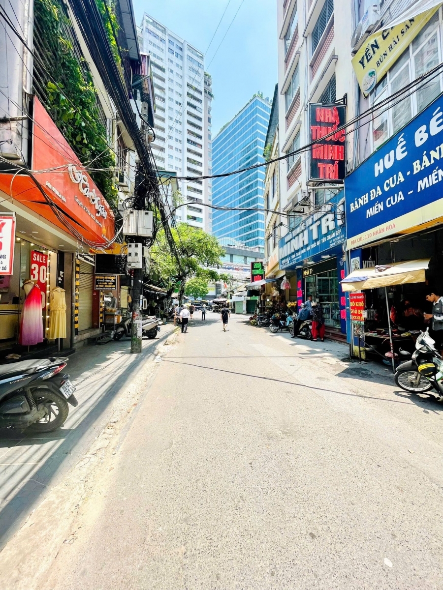 BÁN NHÀ MẶT PHỐ NHÂN HOÀ DT56M 2 MẶT TIỀN KINH DOANH VỈA HÈ OTO DỪNG ĐỖ HƠN 29 TỶ