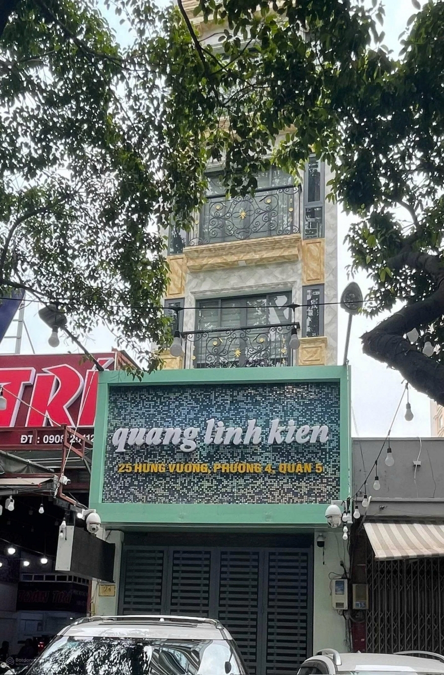 Bán Nhà Mặt Tiền 25 Hùng Vương. Phường 4. Quận 5 , 4,2x40m, hầm 7 tầng thang máy giá 76 tỷ