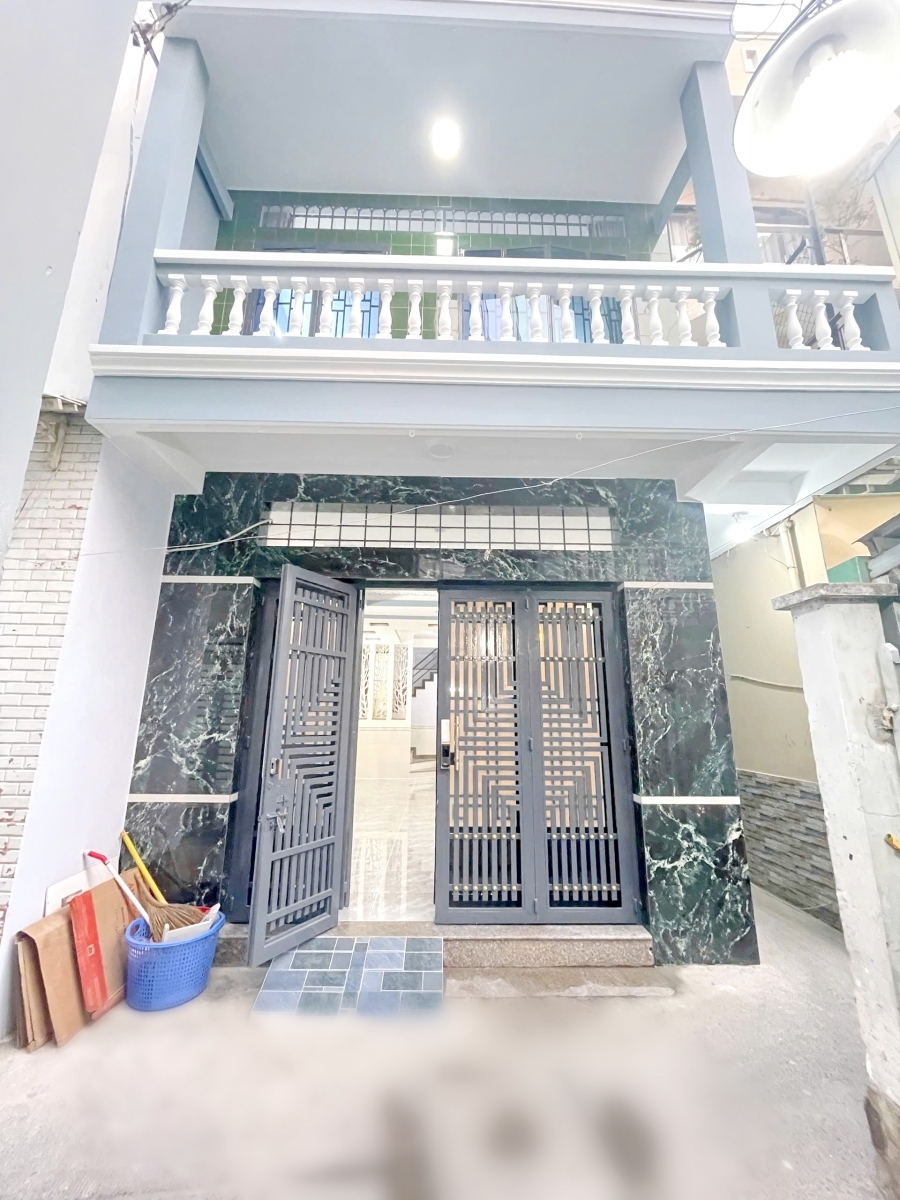 Bán nhà mới 1 lầu (4.5x15m - NH 6.5m) gần HXH đường Âu Dương Lân P.3 Quận 8