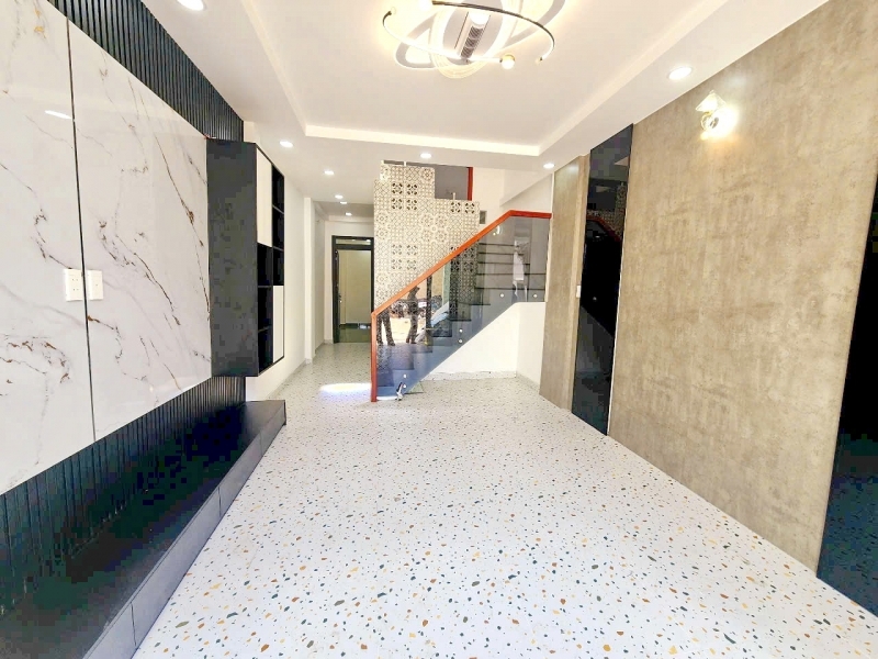 Bán nhà mới 1 lầu 51m2 hẻm xe hơi đường Âu Dương Lân P.3 Quận 8