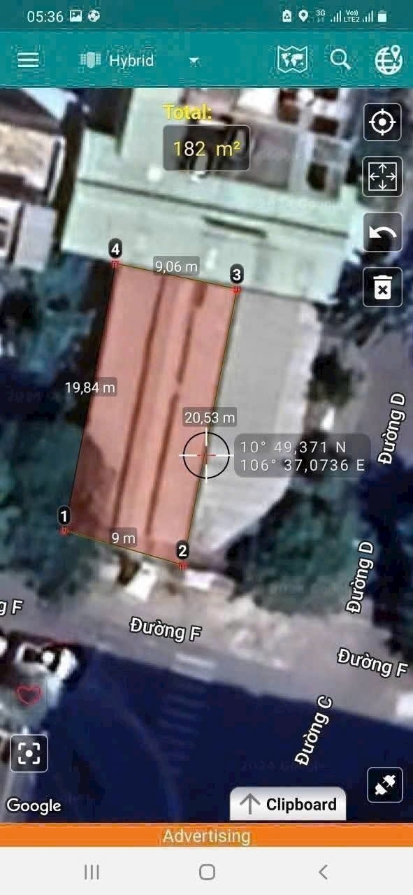 Bán nhà Mt đường F Khu 38 hec ta PTTN Q12 _ DT 9 X 19 full thổ cư 