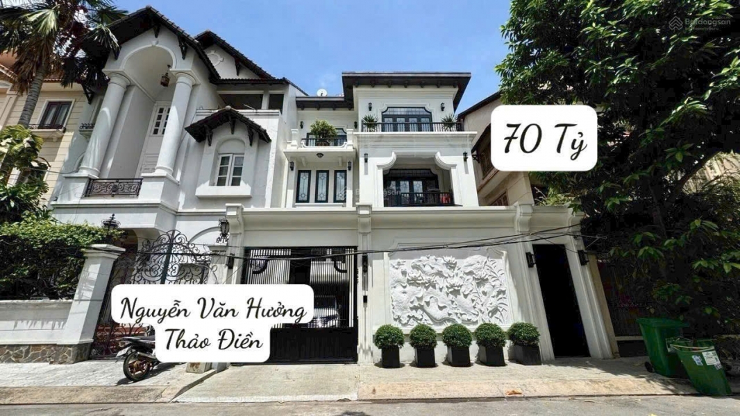 Bán nhà Nguyễn Văn Hưởng – 10 x 20m – 1 Trệt + 2 Lầu – CN 200m² – Giá 70 tỷ TL