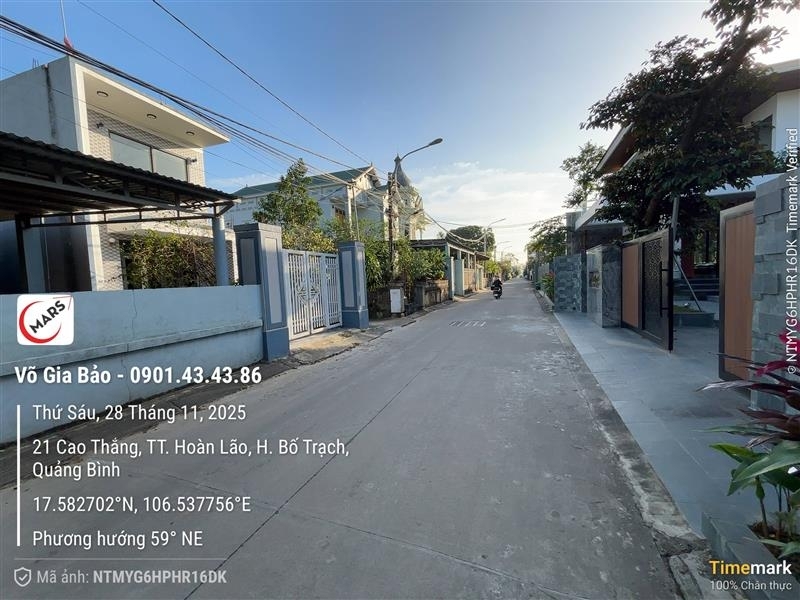 Bán nhà phố Cao ThắngTK12 TT Hoàn Lão Bố Trạch Quảng Bình.