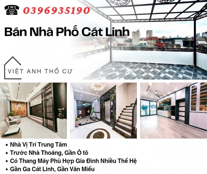 Bán nhà Phố Cát Linh 41m2 Ngõ Nông Ô Tô Full Nội Thất Giá: 13.68 Tỷ Lh: 0396935190.