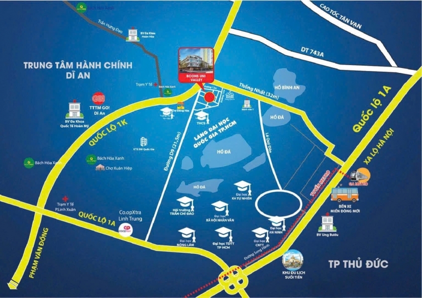 Bán Nhanh Căn Nhà Phố 4 Tầng Tại Bcons Uni Valley - Phường Đồng Hòa Dĩ An Bình Dương