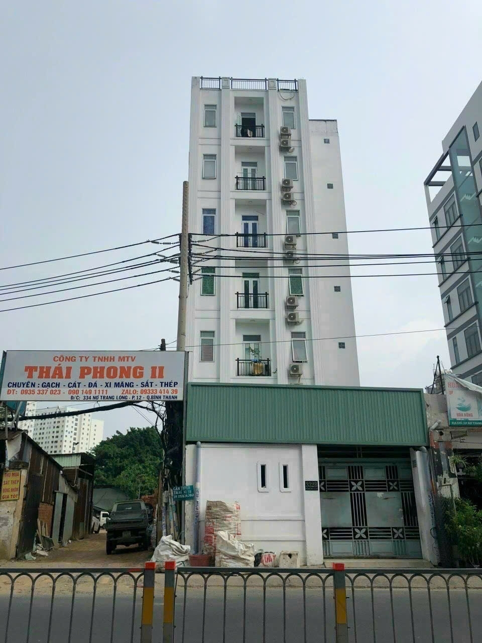 Bán tòa nhà CHDV Nơ Trang Long – 7x24m, 7 tầng, 28 phòng, HĐT 105 triệu/tháng, giá 37 tỷ