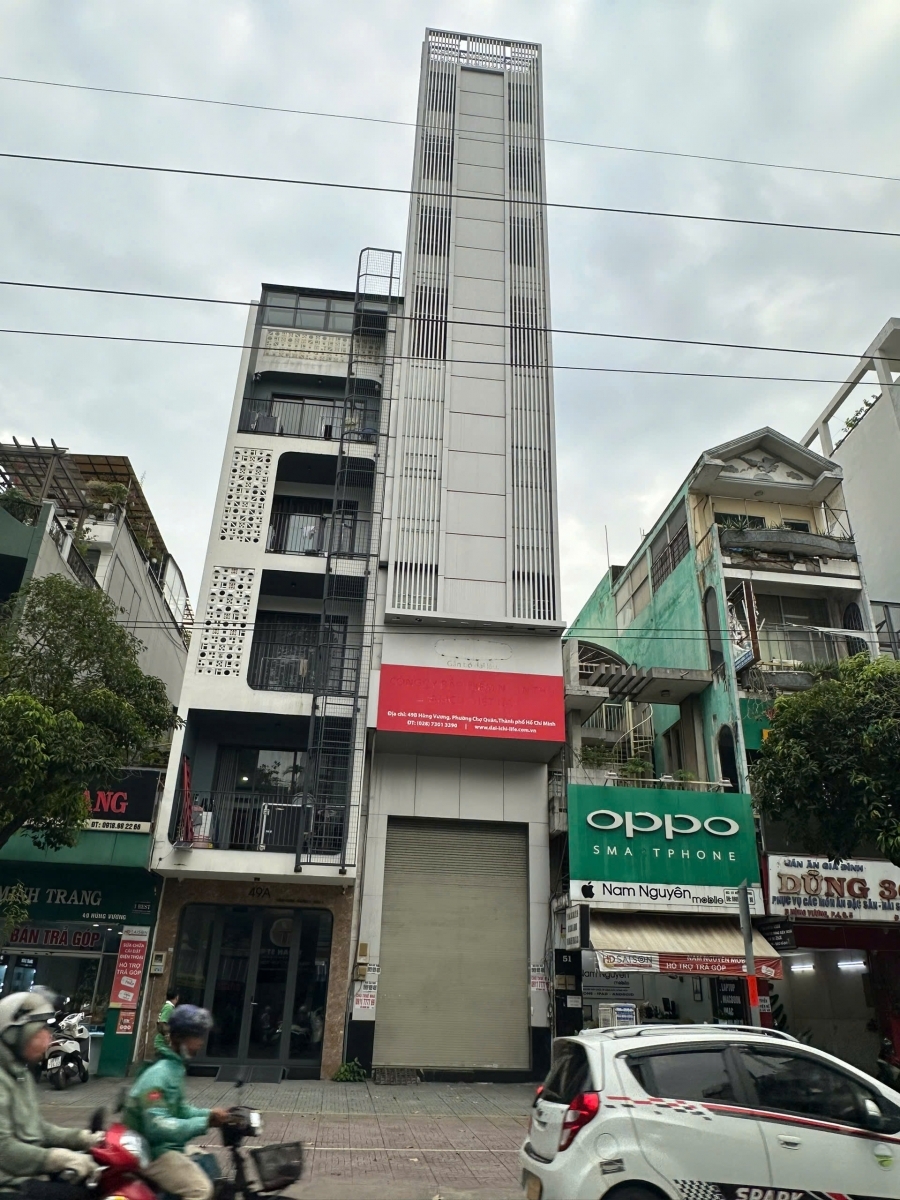 BÁN TÒA NHÀ MẶT TIỀN HÙNG VƯƠNG – QUẬN 5 | DT 4.1x25m | HẦM + 8 TẦNG + ST | GIÁ 50 TỶ 