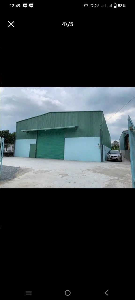 BÁN XƯỞNG SKC ĐƯỜNG CONTER 1/ LÊ THỊ RIÊNG Q12 DÒNG TIỀN 100TR/THÁNG