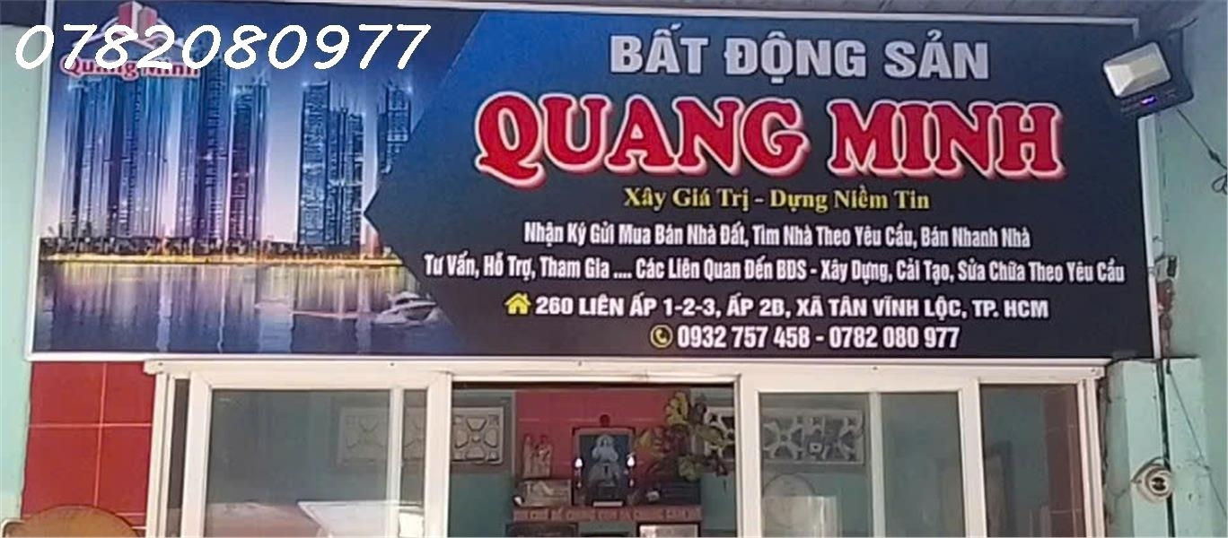 BẤT NGỜ CƠ HỘI VÀNG ĐẦU TƯ THÔNG MINH : MTKD  12M CỰC ĐỈNH Phường Tân Quý Quận Tân Phú  - 98M2 - NỞ