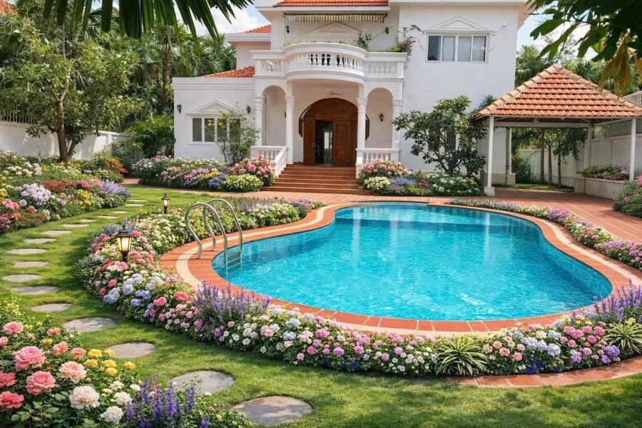 BIỆT THỰ THẢO ĐIỀN Góc 2 mặt tiền đường so 8 An Phú Phường An Khánh. Q2