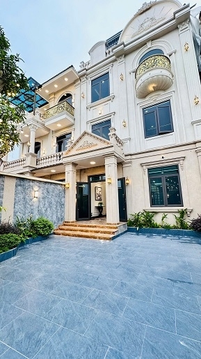 BIỆT THỰ VILLA THIẾT KẾ THÔNG TẦNG – BỂ CÁ KOI PHÒNG NGỦ TẦNG 1 – DÂN HẠNH ĐẶNG CƯƠNG