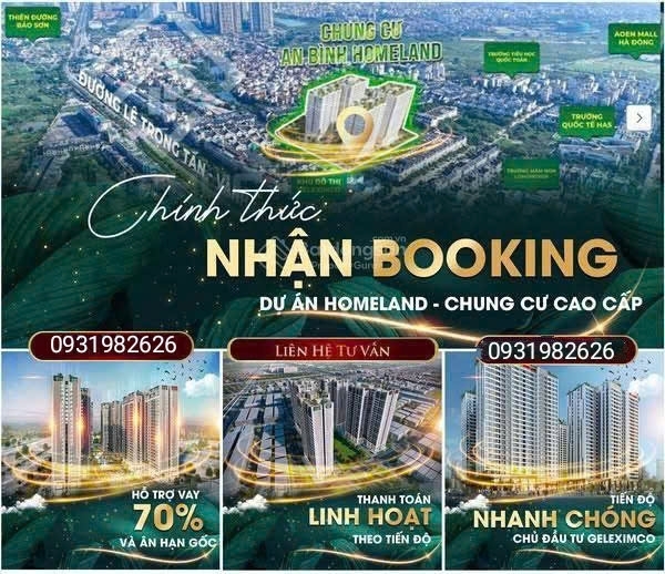 Booking An Bình Home land Dương Nội Hà Đông và khớp căn cuối tháng 10/2025