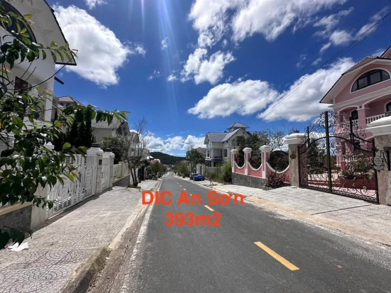 CẦN BÁN ĐẤT BIỆT THỰ ĐẸP KHU DIC AN SƠN ĐÀ LẠT 393M2