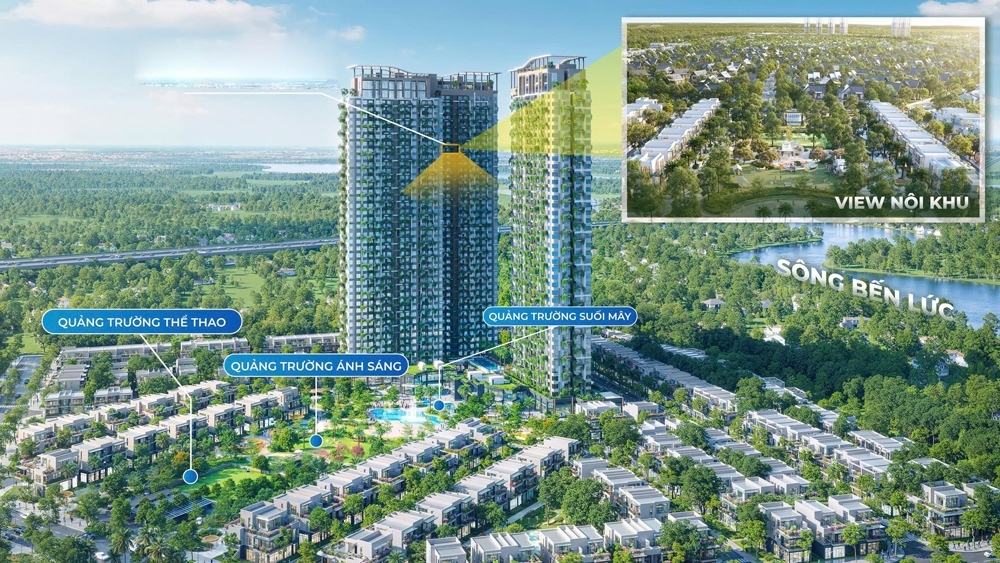Căn hộ 2PN Sky Retreat Eco Retreat giá gốc CĐT 39 tỷ (gồm VAT+KPBT) view biệt thự đảo