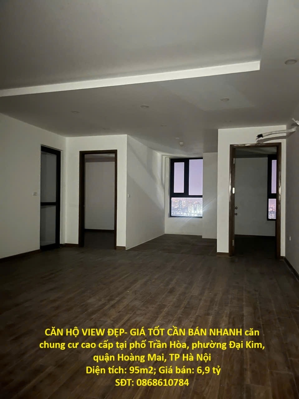 CĂN HỘ VIEW ĐẸP- GIÁ TỐT CẦN BÁN NHANH căn chung cư cao cấp tại quận Hoàng Mai TP Hà Nội
