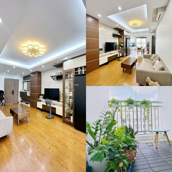 Cc cho thuê căn hộ chung cư AZ sky 176 Định Công75m2 x 2 ngủ 2 wc 13 triệu/tháng