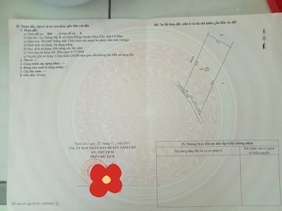 Chỉ với tài chính 1tyxxx triệu bạn đã sở hữu ngay lô đất đẹp tại Xã Hàm Rồng- huyện Năm Căn- tỉnh
